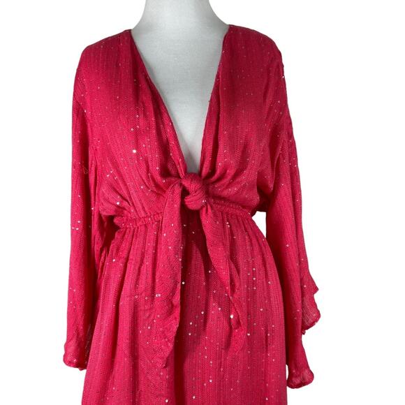 SUNDRESS JULIANA DRESS SAINT BARTH BLUSH PINK NWT Med/Large - Picture 7 of 14